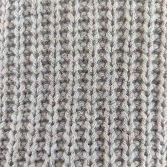 Loft Large Cardigan Wool Ann Taylor Beige Cream Soft Warm Knit Office Loungewear - Picture 3 of 8